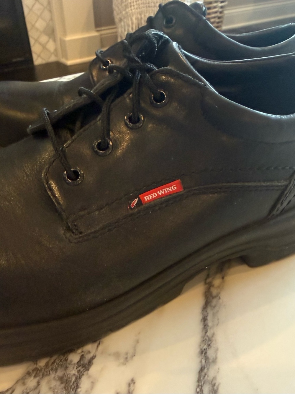 🥾 Red Wing King Toe 6633 Black Leather Steel Toe Work Shoes Men's Size 11.5 D